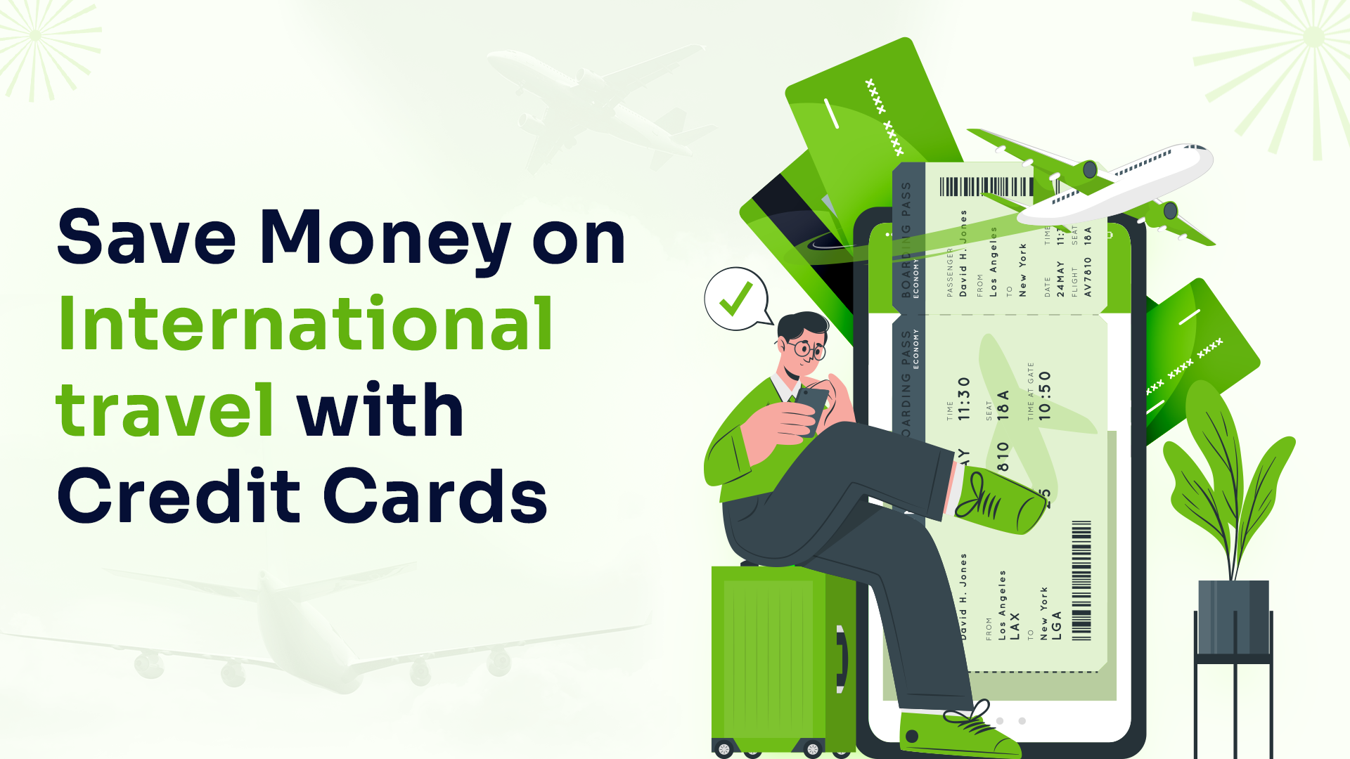 Save Money on International travel with Credit Cards