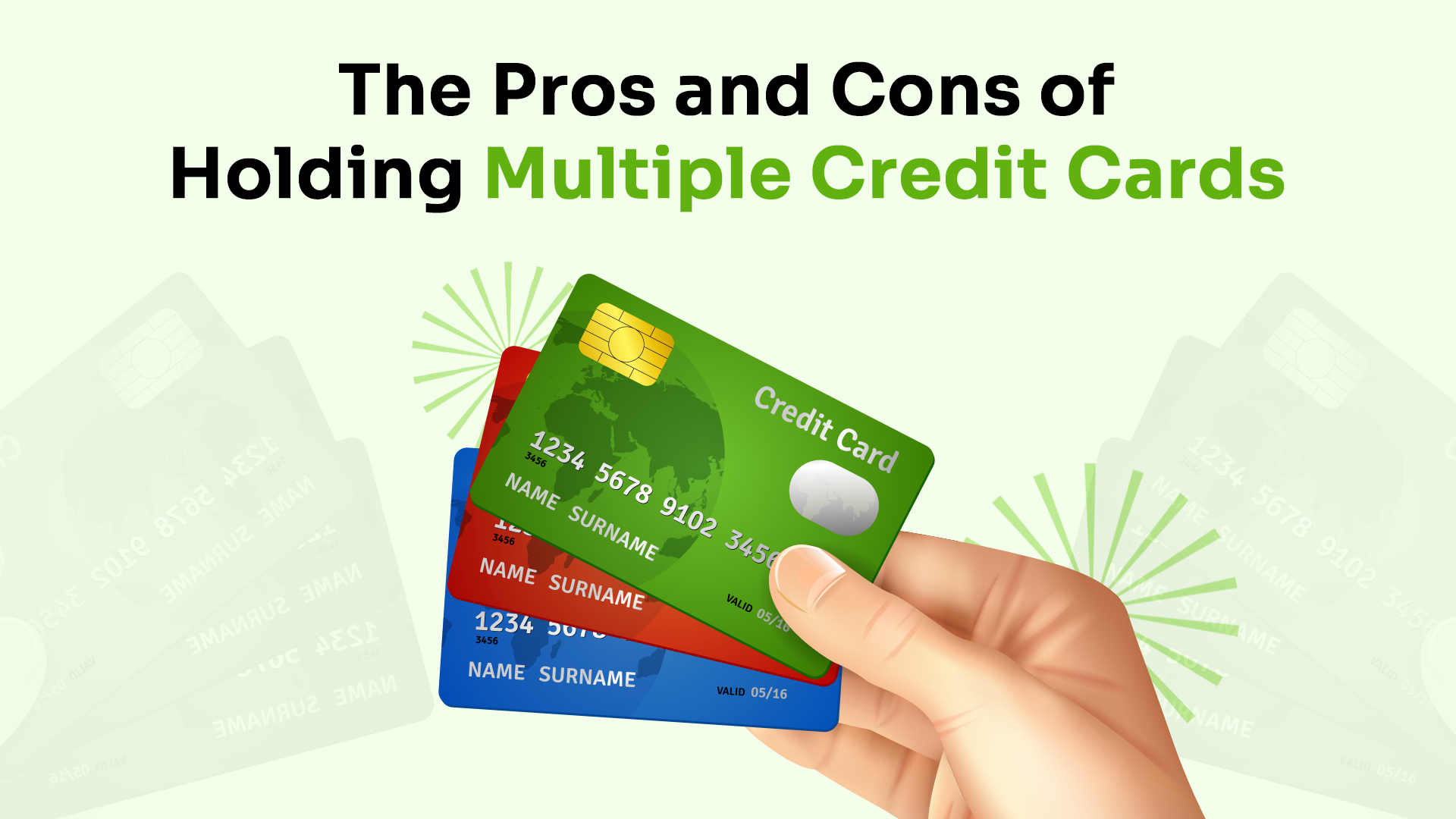 The Pros and Cons of Holding Multiple Credit Cards