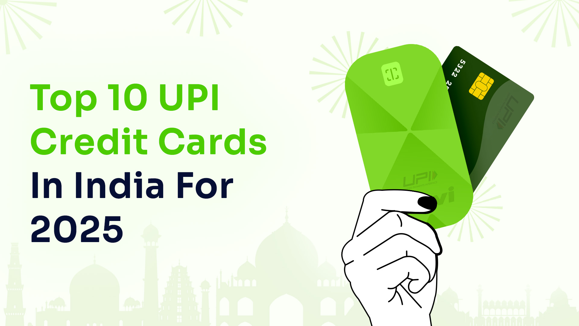 Top 10 UPI Credit Cards in India for 2025