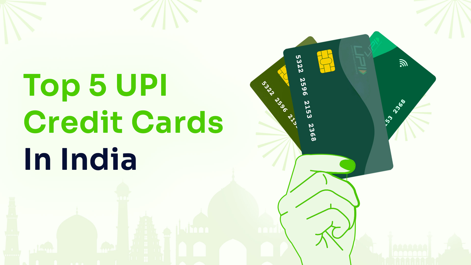 Top 5 UPI Credit Card in India comparison