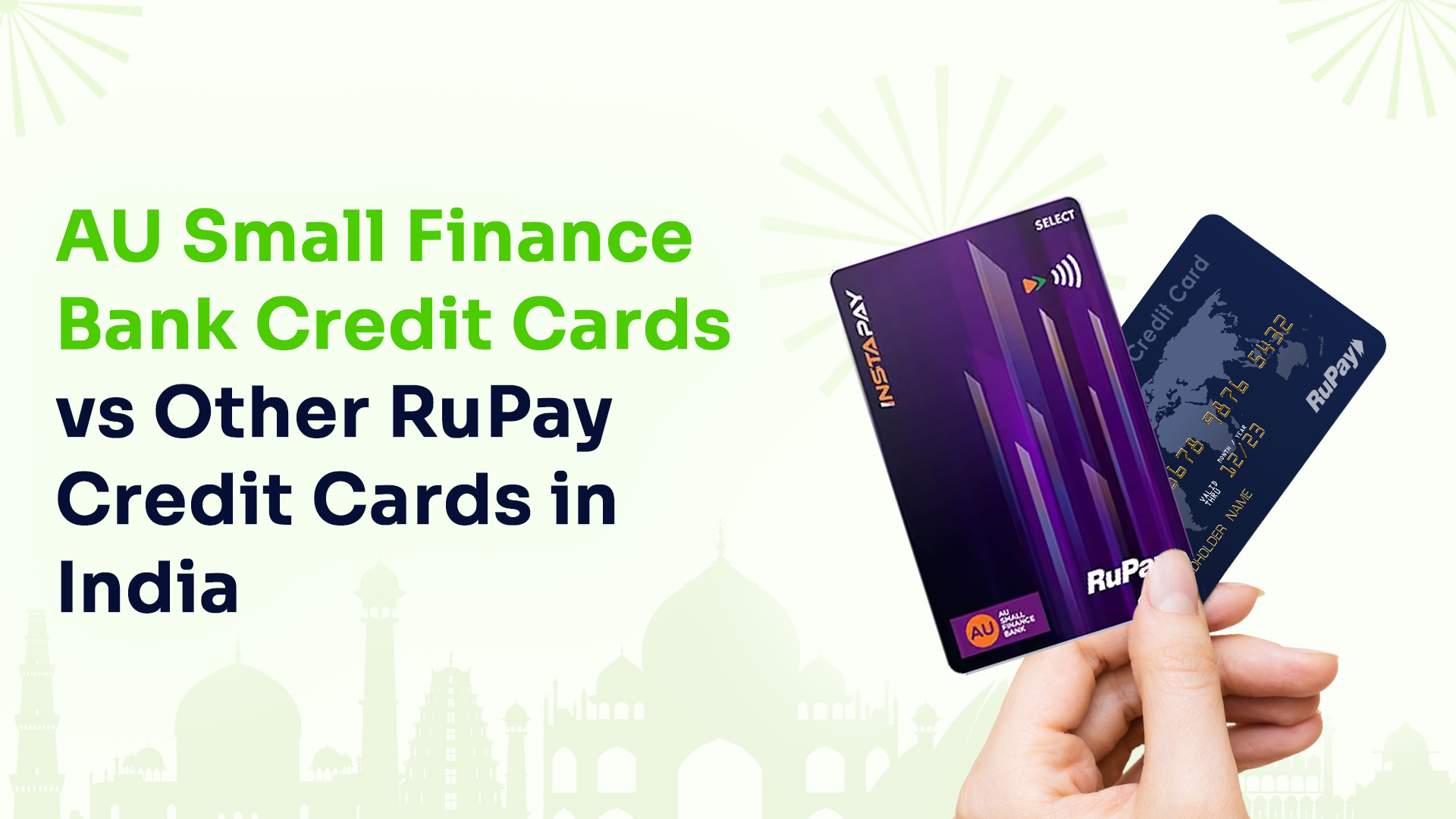 AU Small Finance Bank Credit Cards vs Other RuPay Credit Cards in India