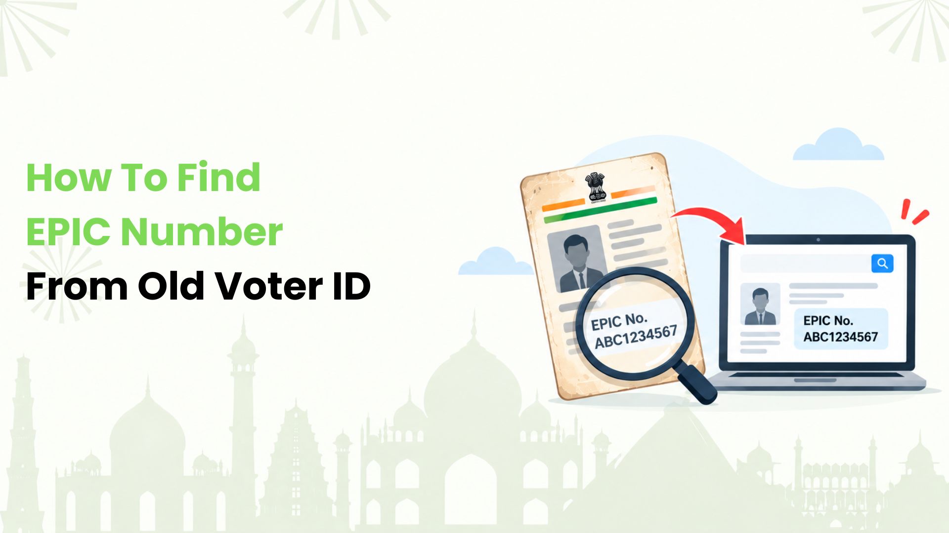 EPIC Number from Old Voter ID
